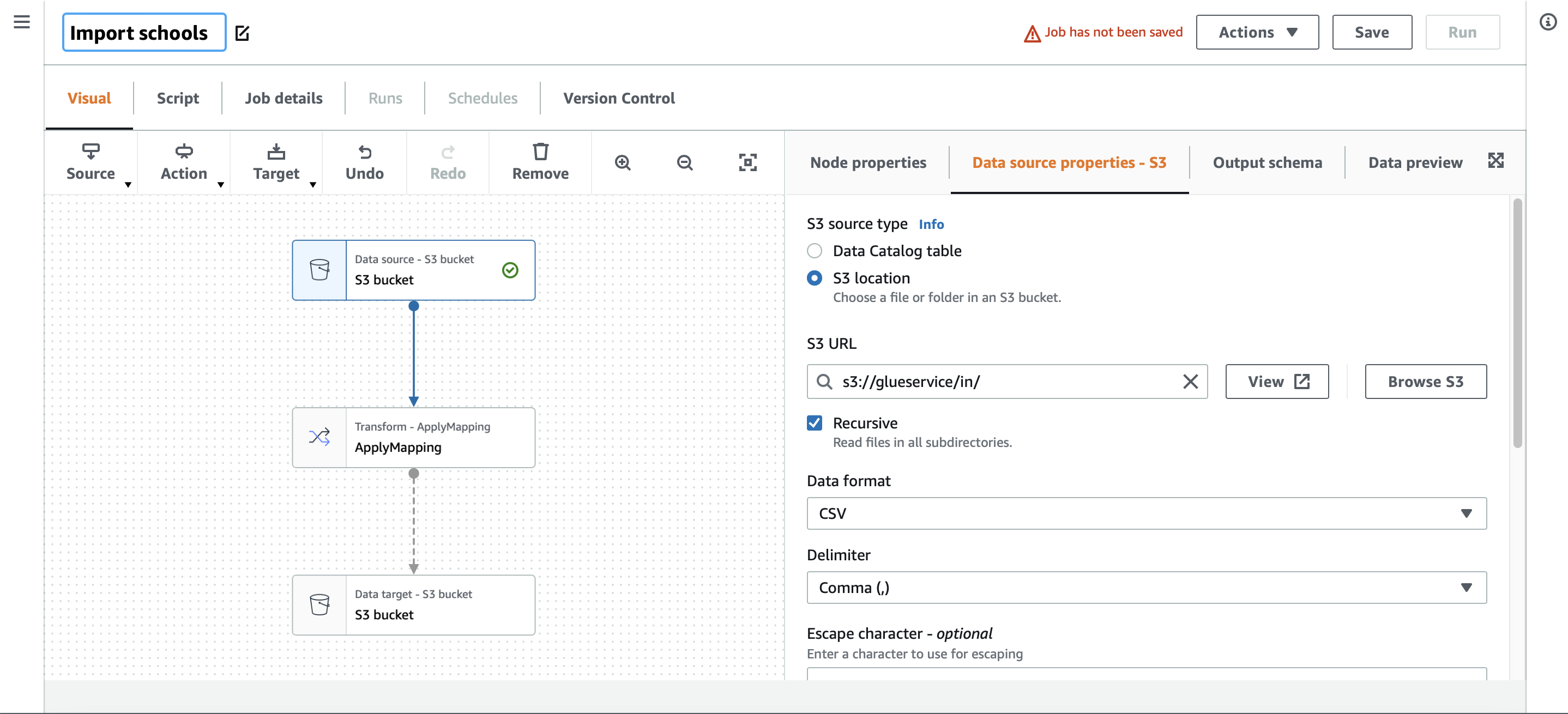 AWS Glue eval - getting started - Architect Forward (architectFWD™)