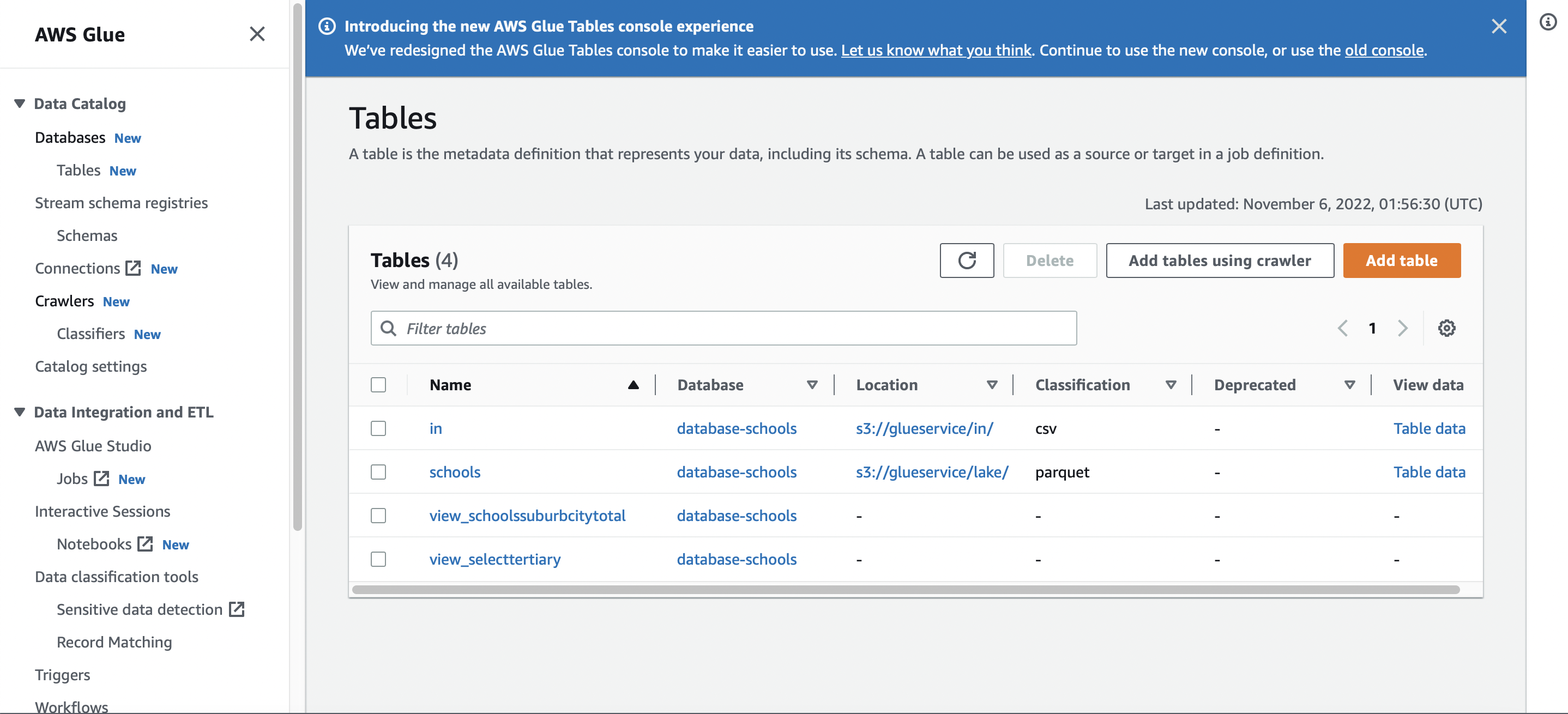 AWS Glue eval - getting started - Architect Forward (architectFWD™)