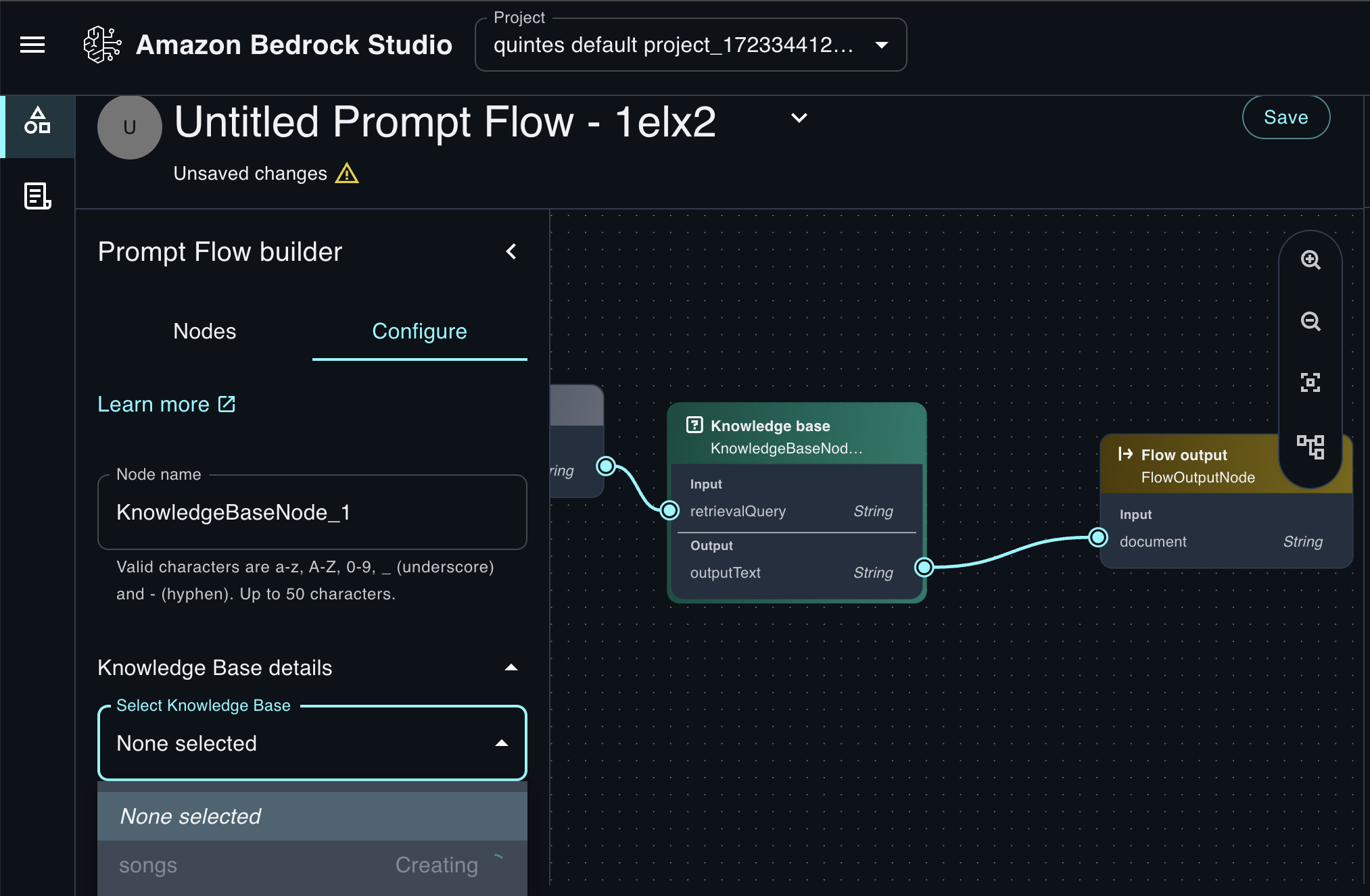 AWS Bedrock Studio - chat app interface - Architect Forward (architectFWD™)